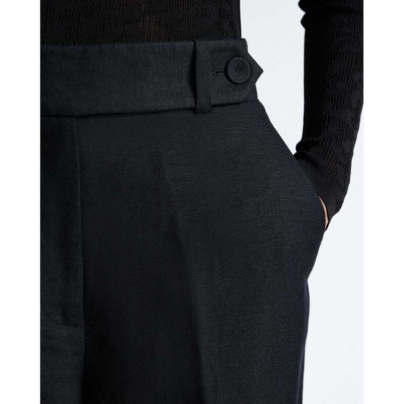 Cue Lustre Linen Blend Wide Leg Pant image number 6